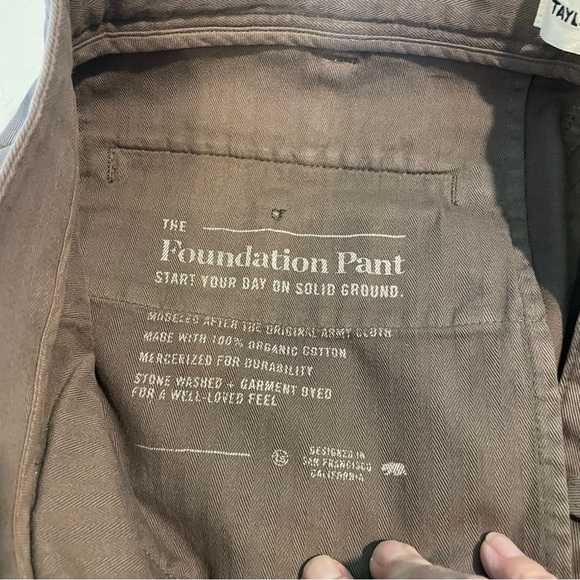 The Slim Foundation Pant in Organic Espresso Men’s size 30 Slim - Picture 6 of 13